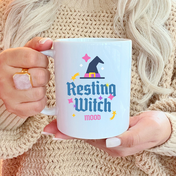 Resting Witch Mood – the perfect mystical mug for magical coffee lovers.