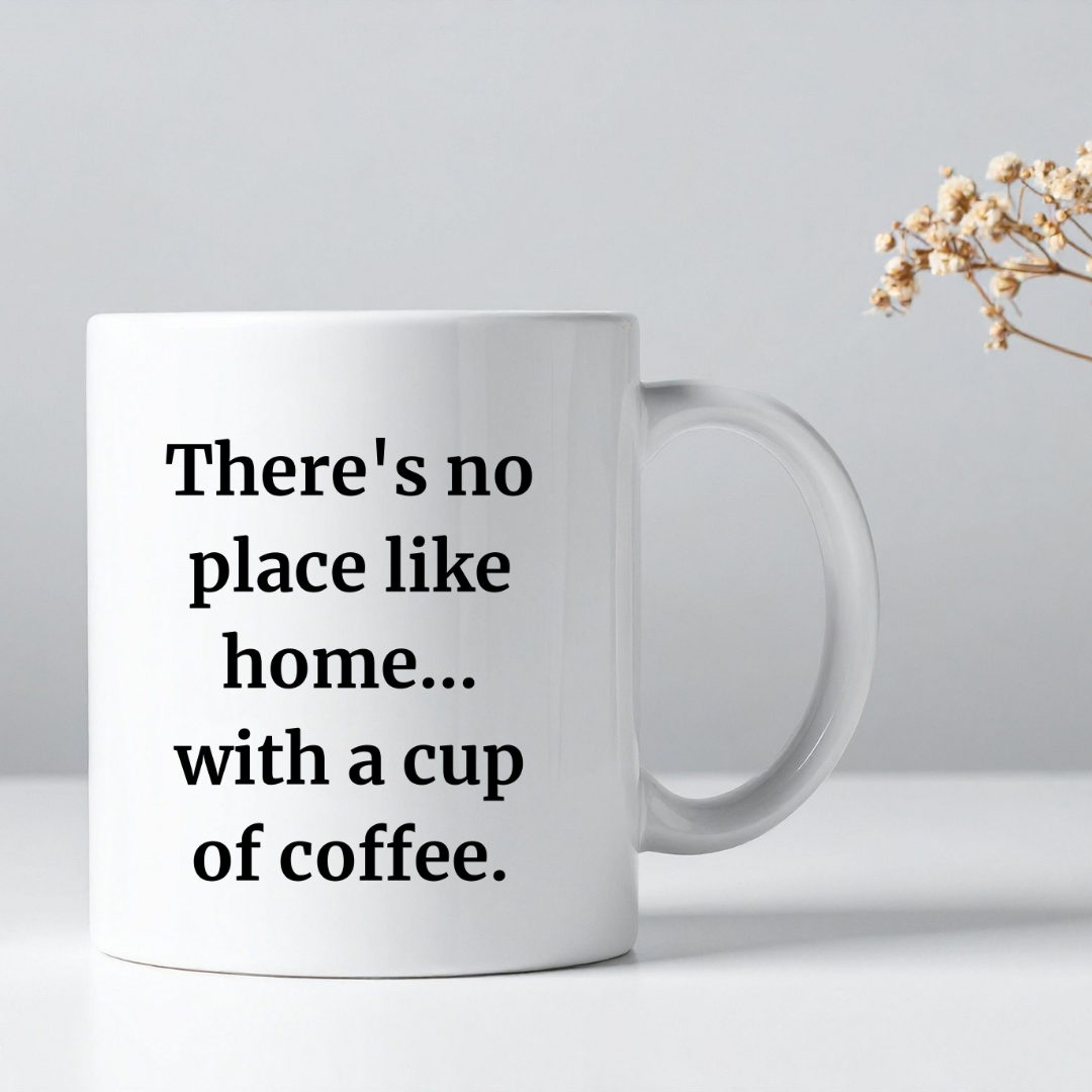 There's no place like home... with a cup of coffee Mug