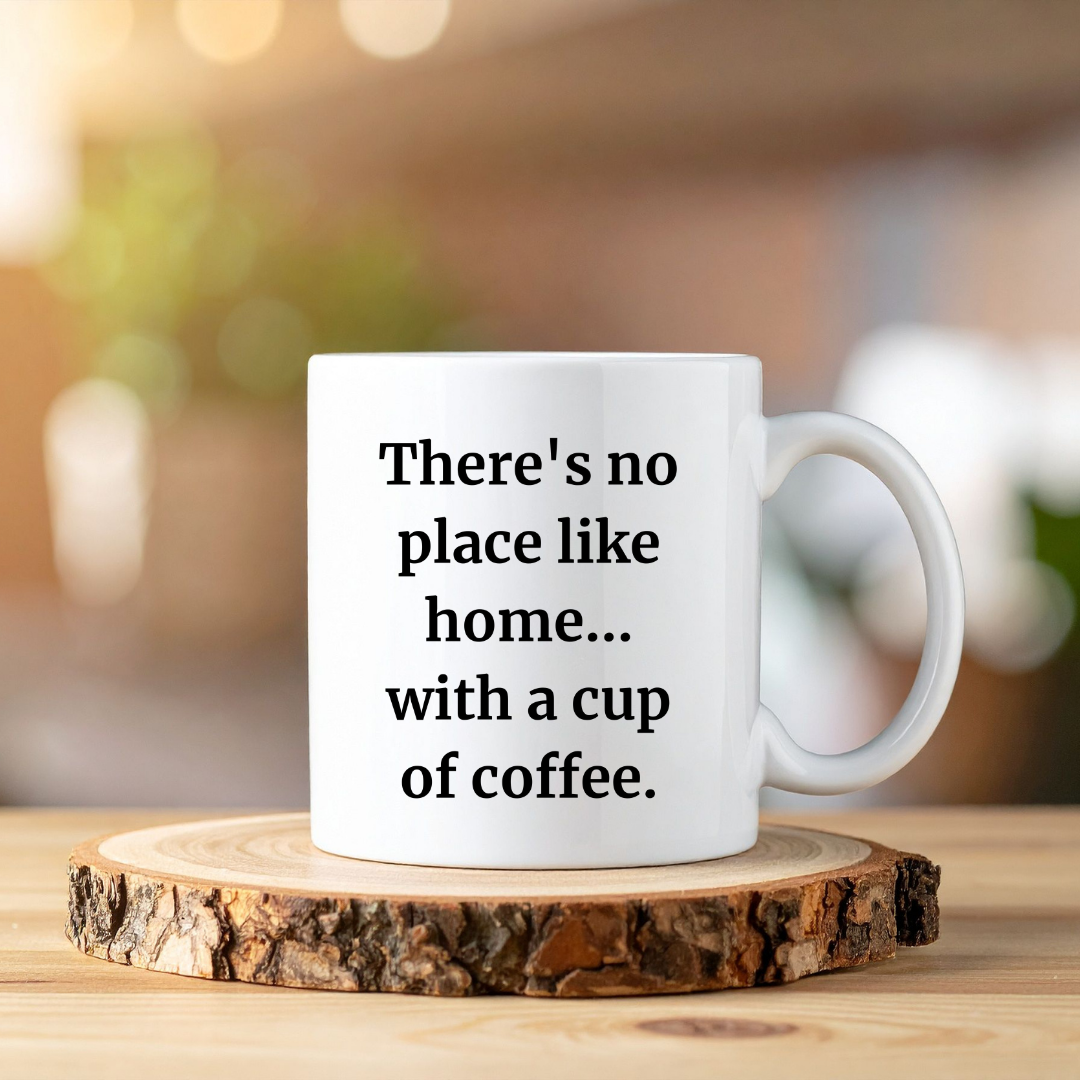 There's no place like home... with a cup of coffee Mug