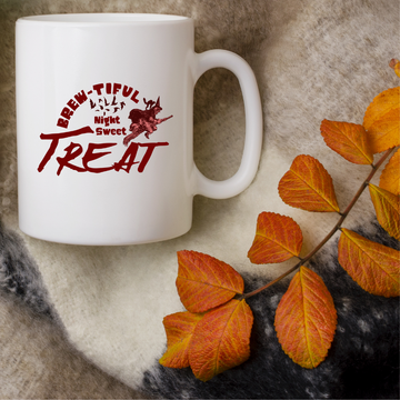 Brewtiful Night Sweet Treat – the perfect cozy mug for evening coffee and dessert lovers.