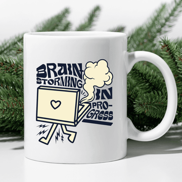 Brainstorming in progress Mug - Mood In A Mug