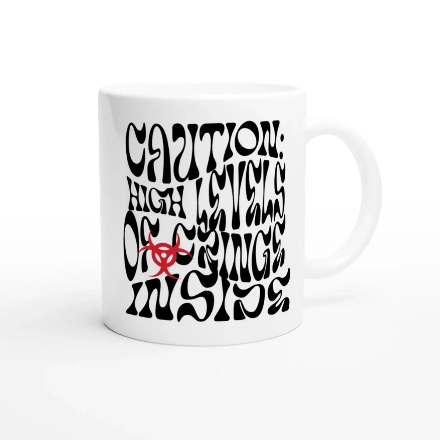 Caution High levels of cringe inside Mug - Mood In A Mug