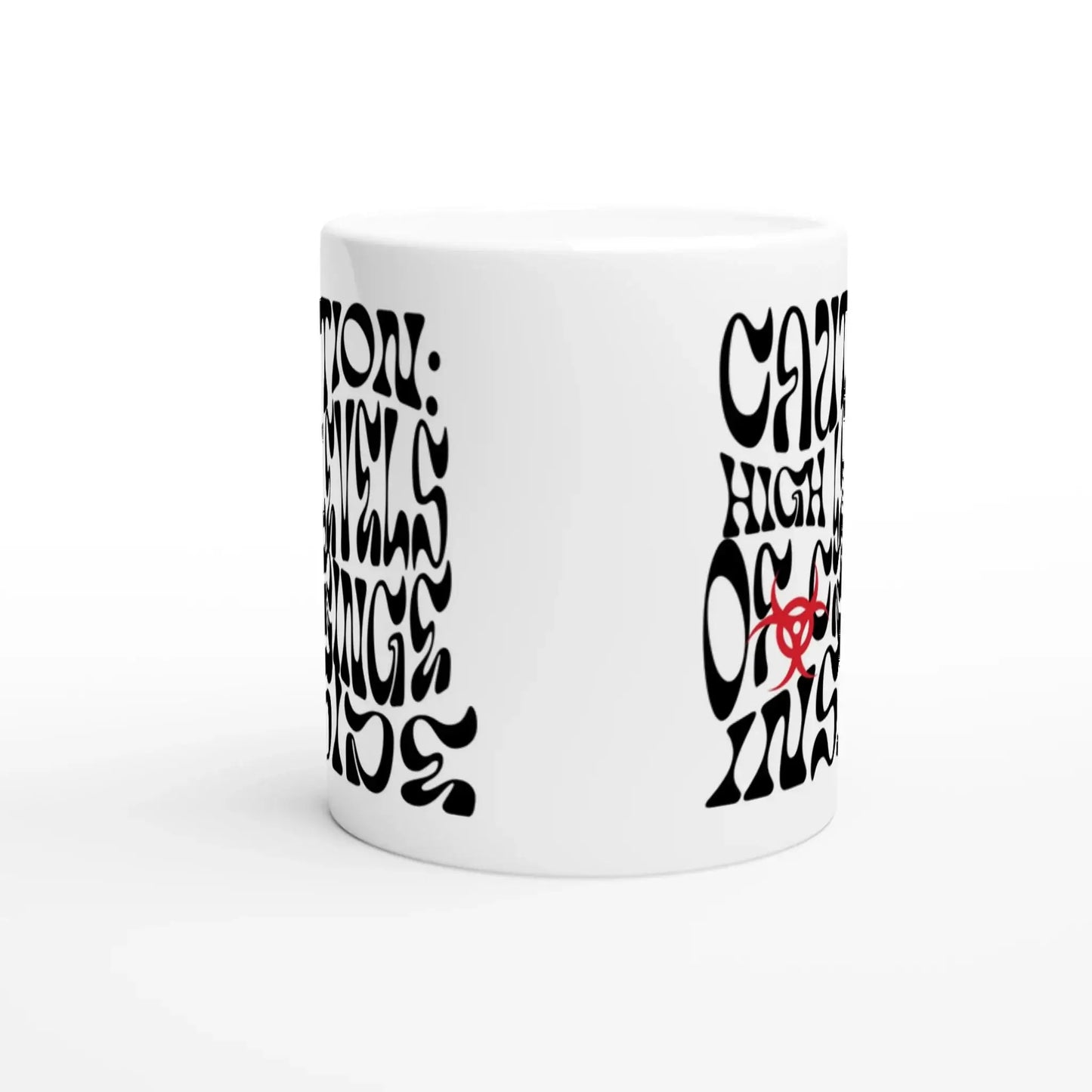 Caution High levels of cringe inside Mug - Mood In A Mug