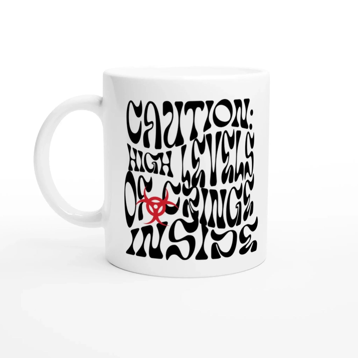 Caution High levels of cringe inside Mug - Mood In A Mug
