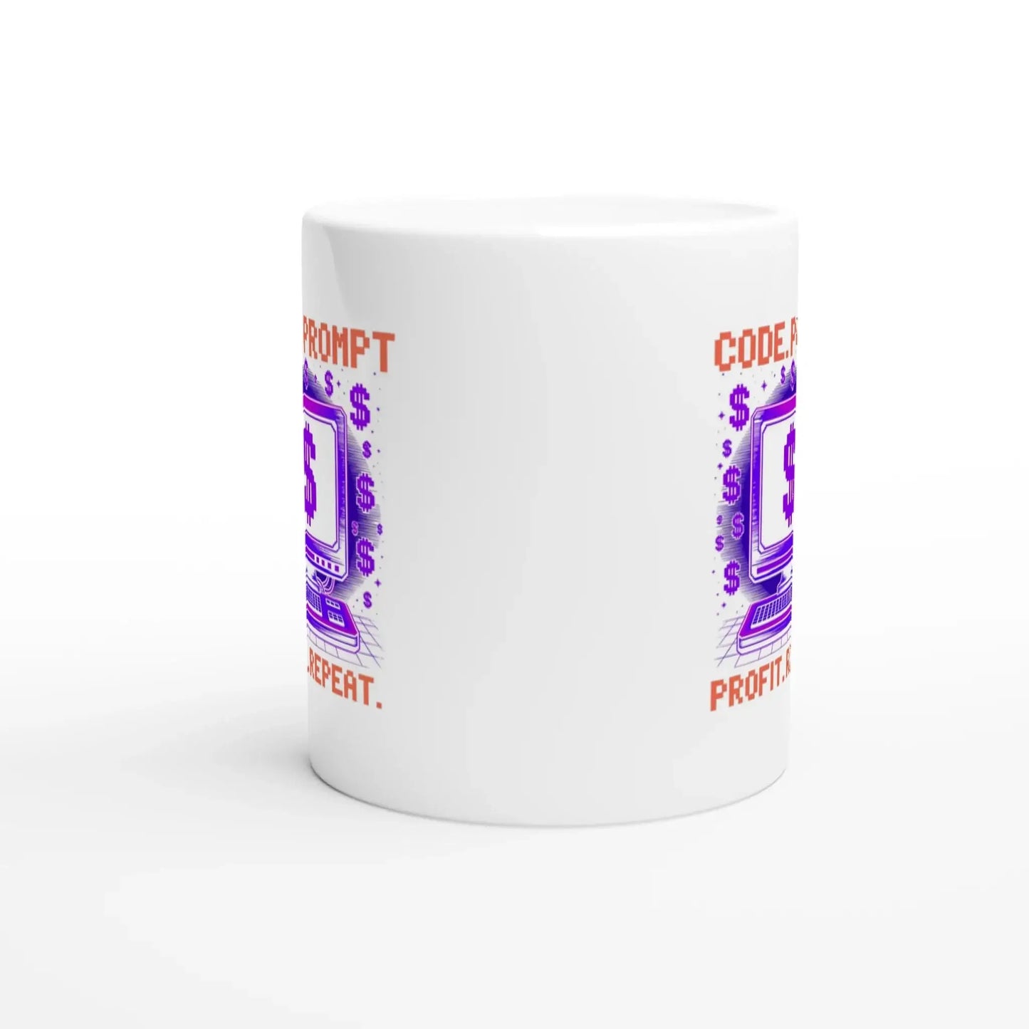 Code.prompt.profit.repeat mug - Mood In A Mug