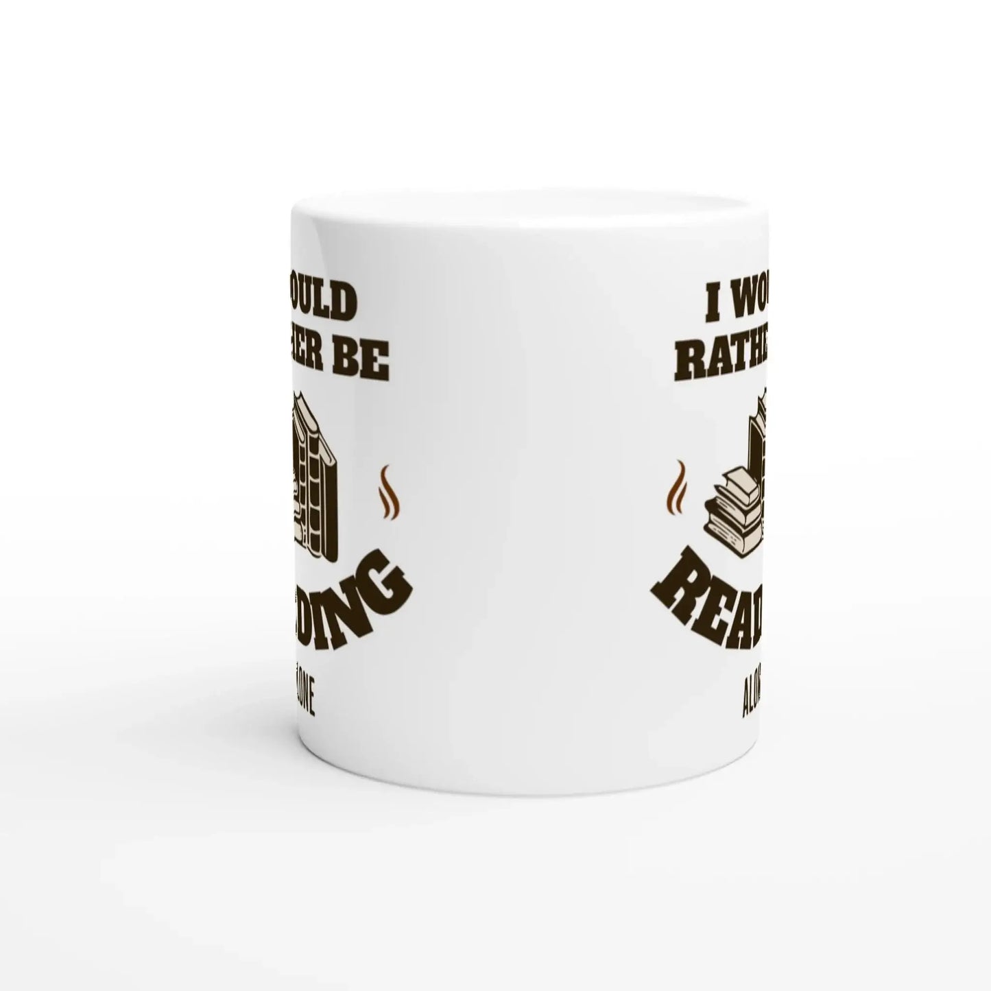 I'd Rather Be Reading Alone Mug - Mood In A Mug