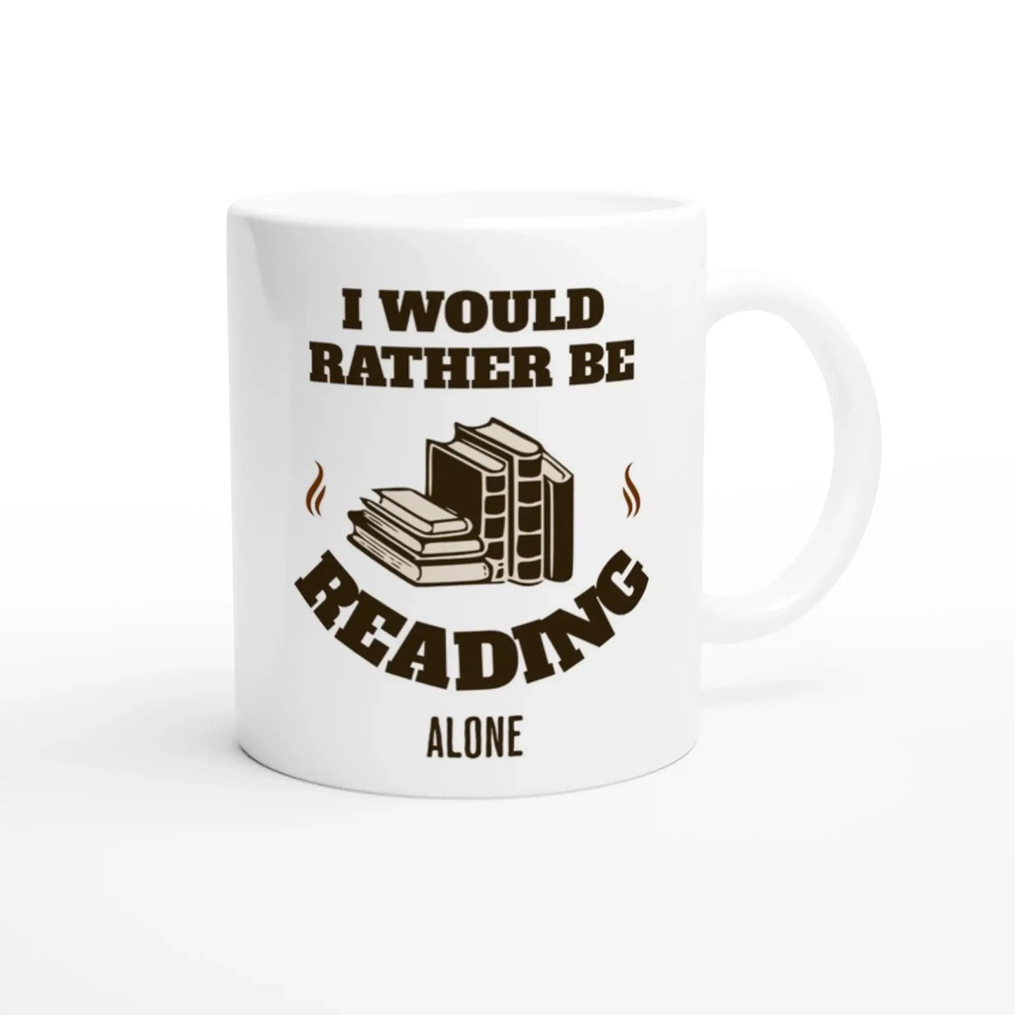 I'd Rather Be Reading Alone Mug - Mood In A Mug