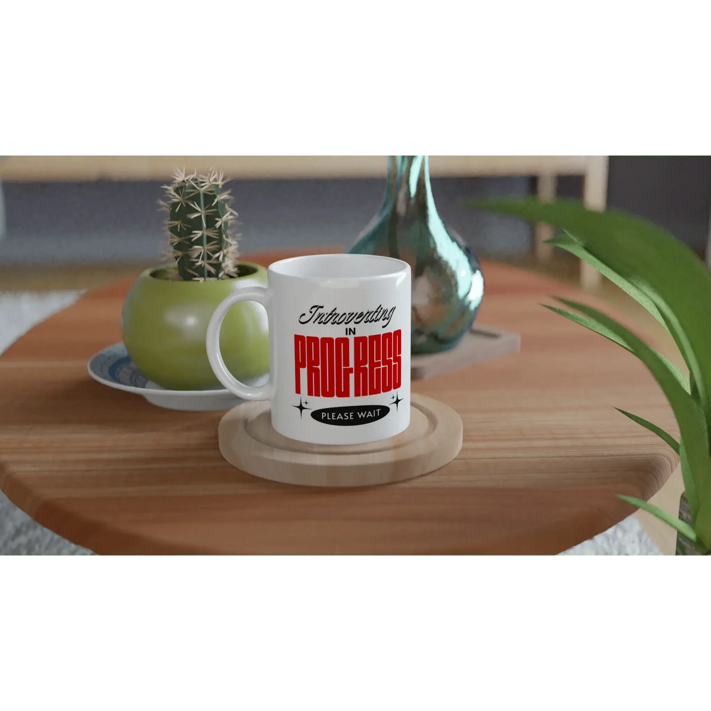 Introverting in Progress Mug - Mood In A Mug