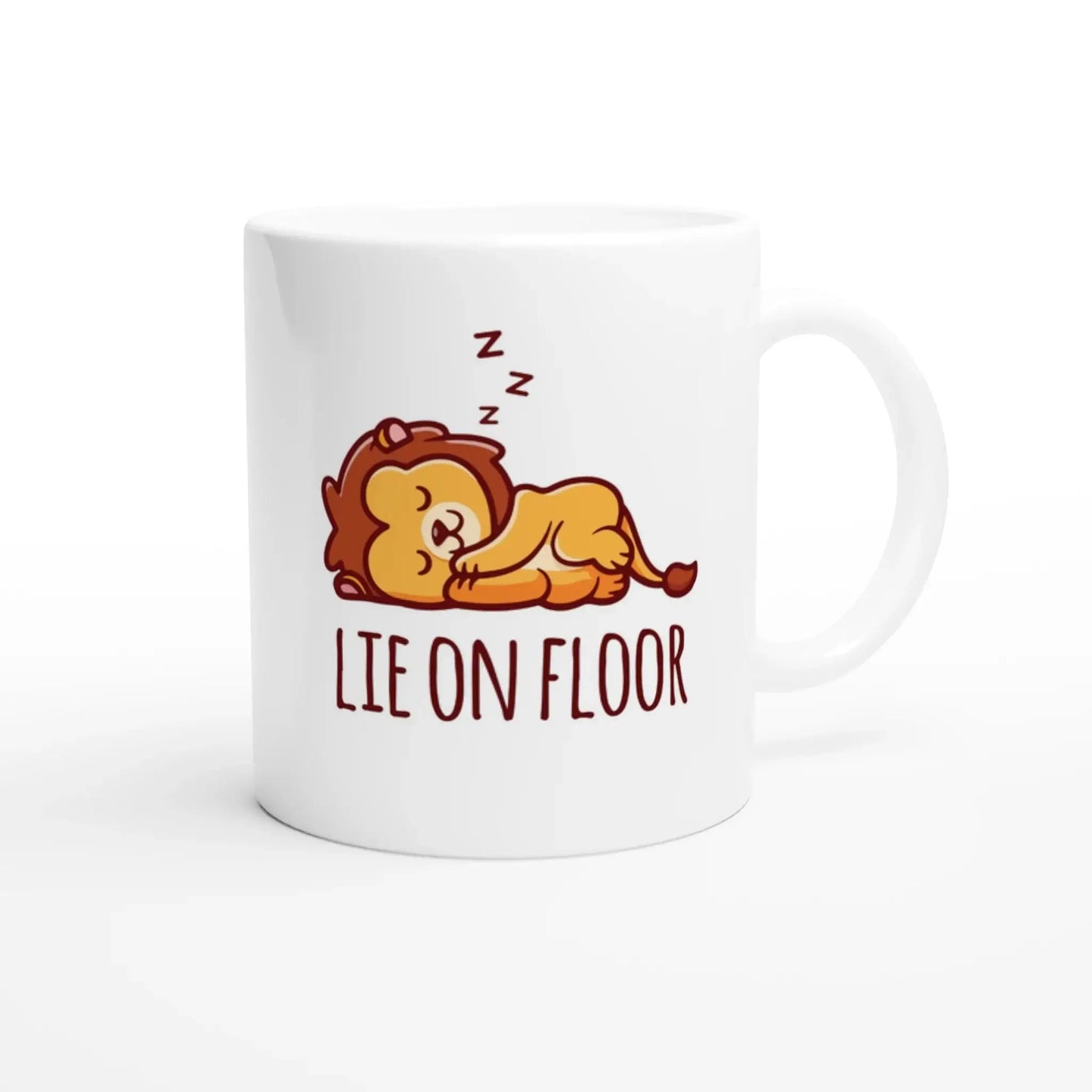 LIE ON FLOOR MUG - Mood In A Mug
