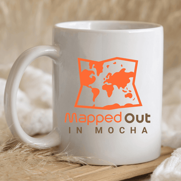 Mapped out in mocha Mug - Mood In A Mug