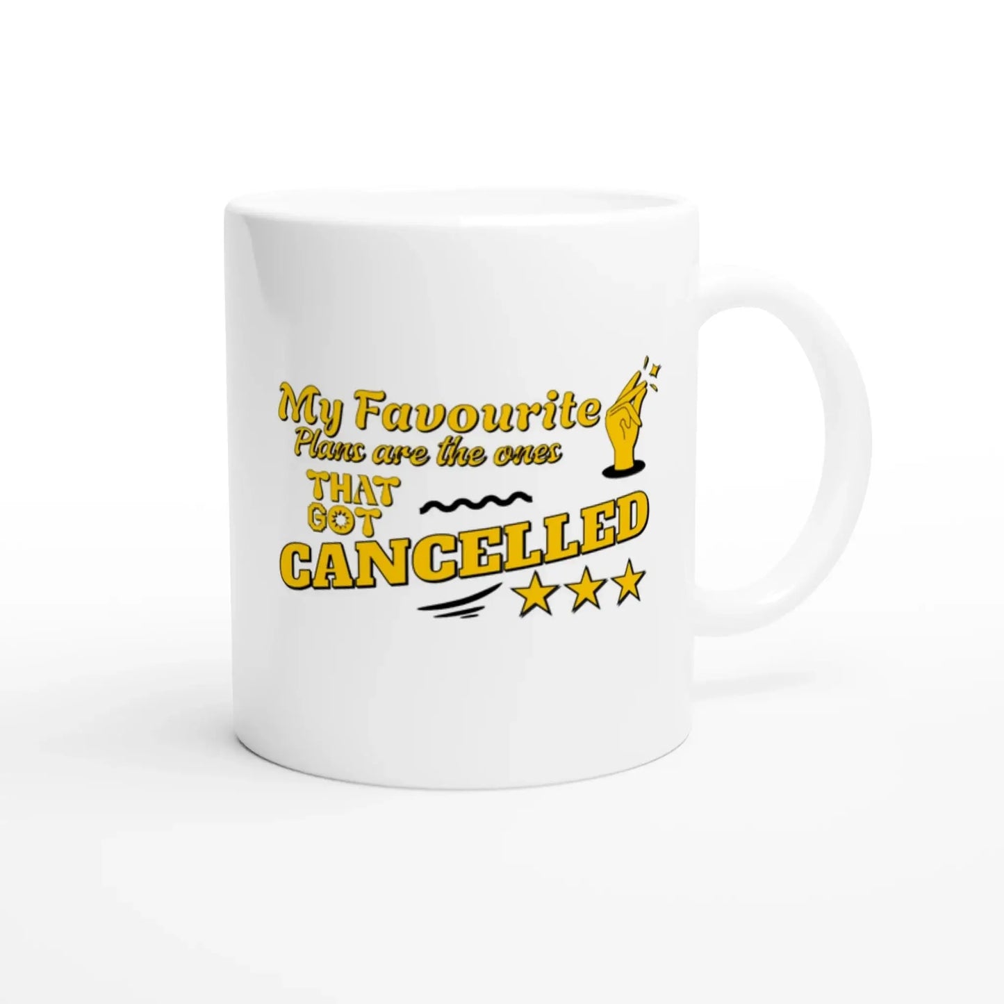 My Favourite Plans Are The Ones That Got Cancelled Mug - Mood In A Mug