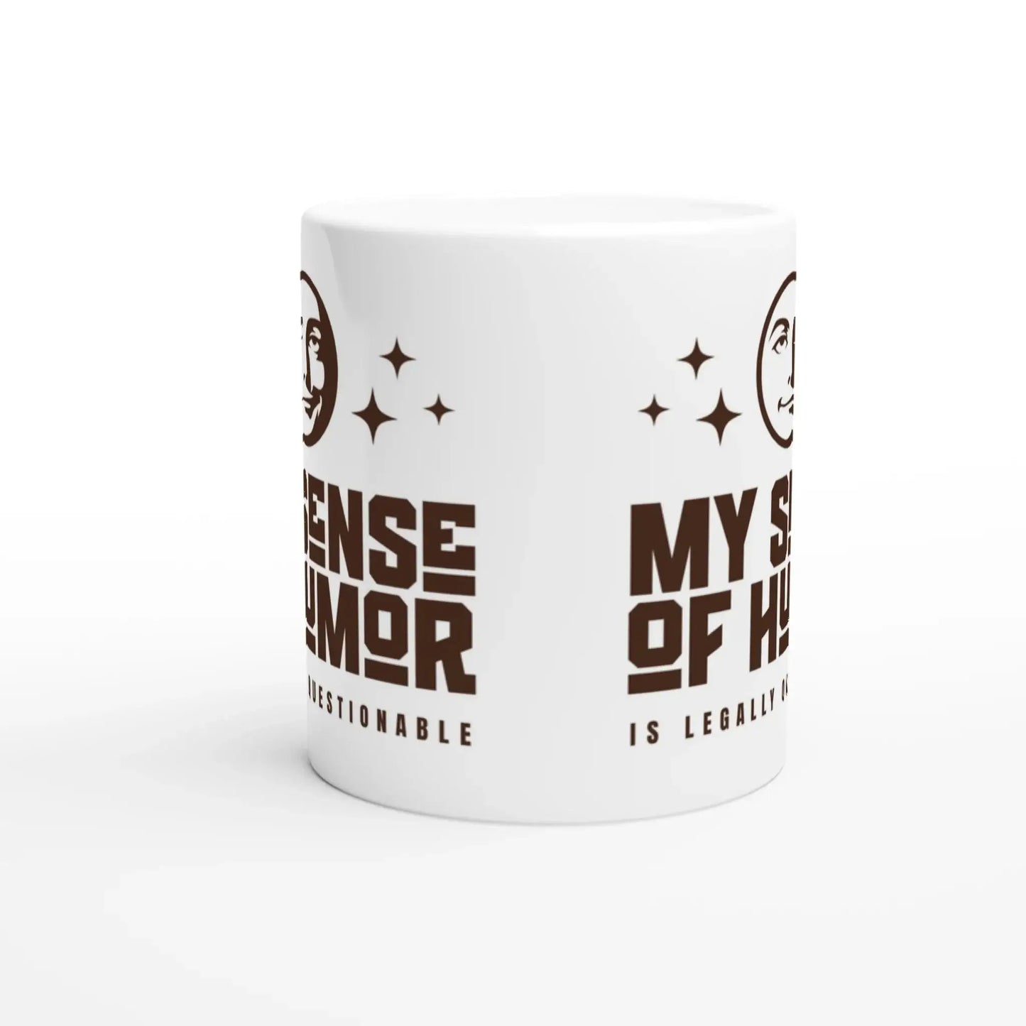 My Sense of Humor is Legally Questionable Mug - Mood In A Mug