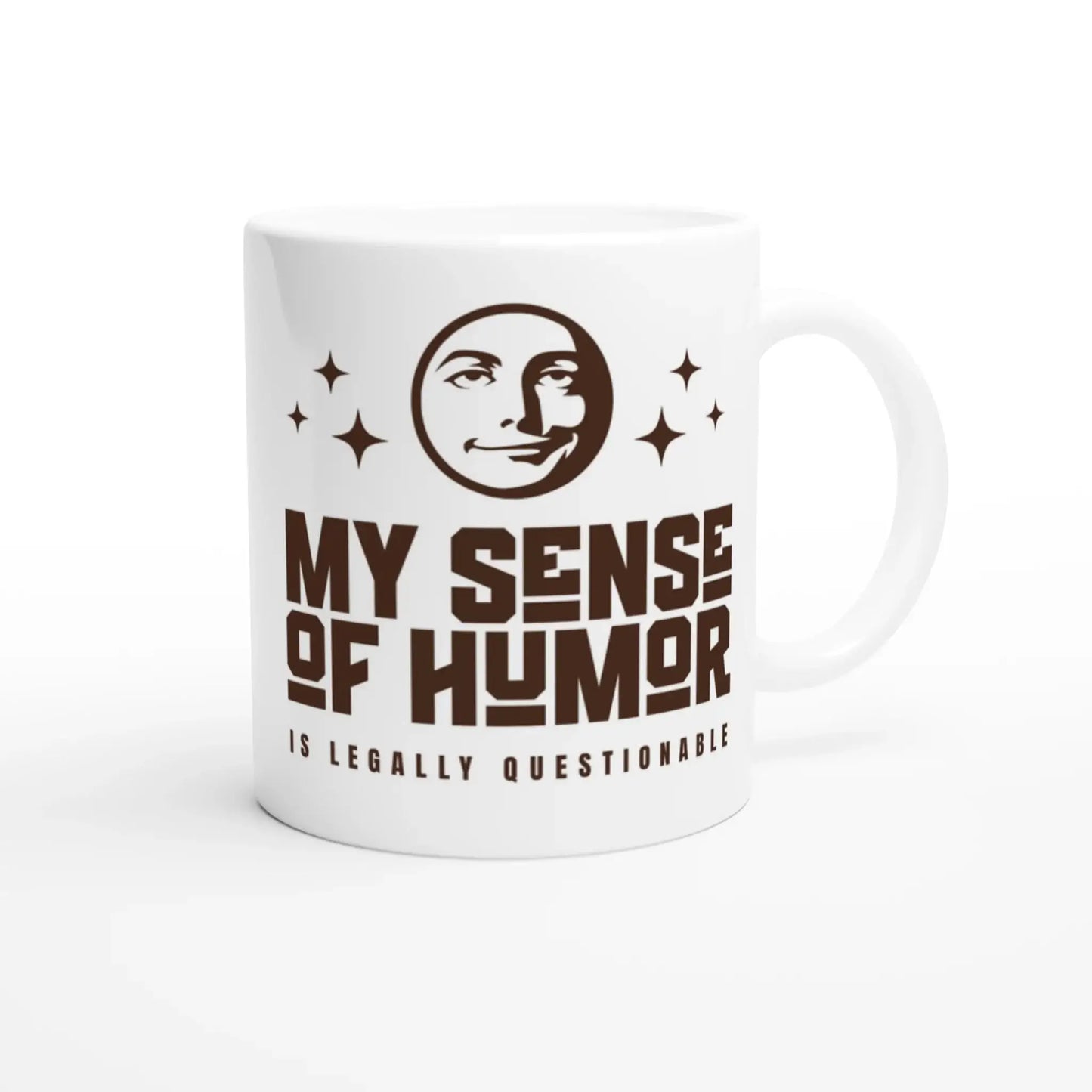 My Sense of Humor is Legally Questionable Mug - Mood In A Mug
