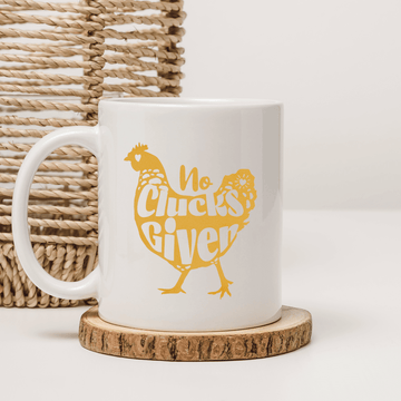 No Clucks Given Mug - Mood In A Mug