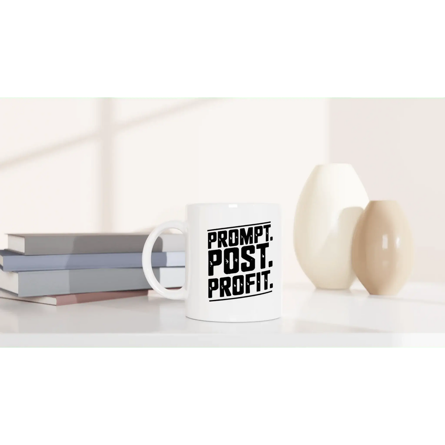 Prompt post profit mug - Mood In A Mug