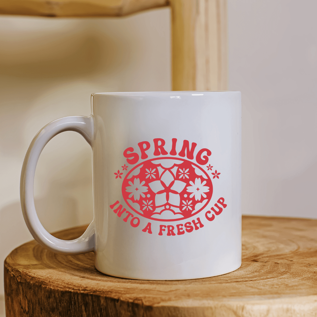 Spring into a fresh cup Mug - Mood In A Mug