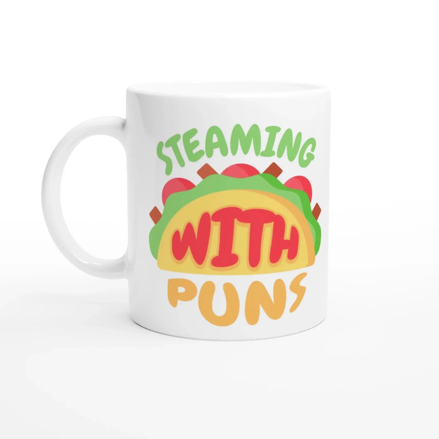 Steaming with puns Mug - Mood In A Mug