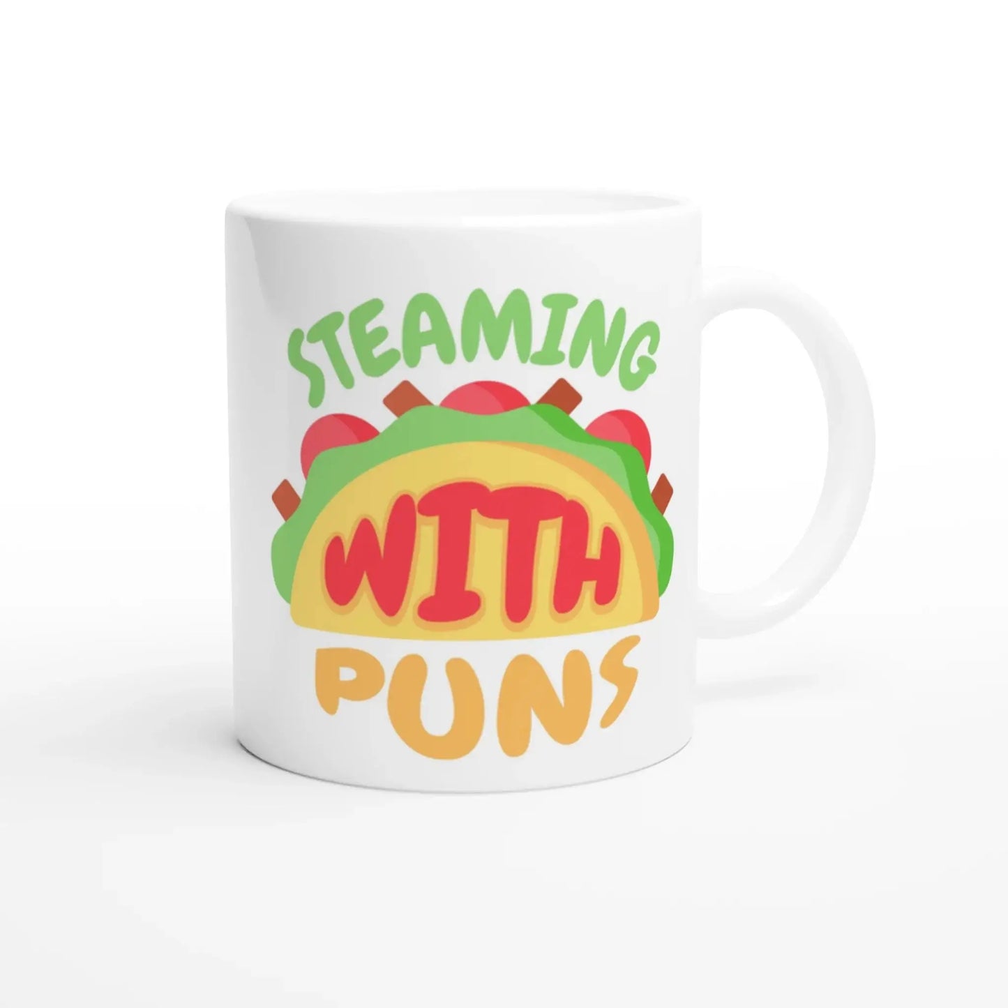 Steaming with puns Mug - Mood In A Mug