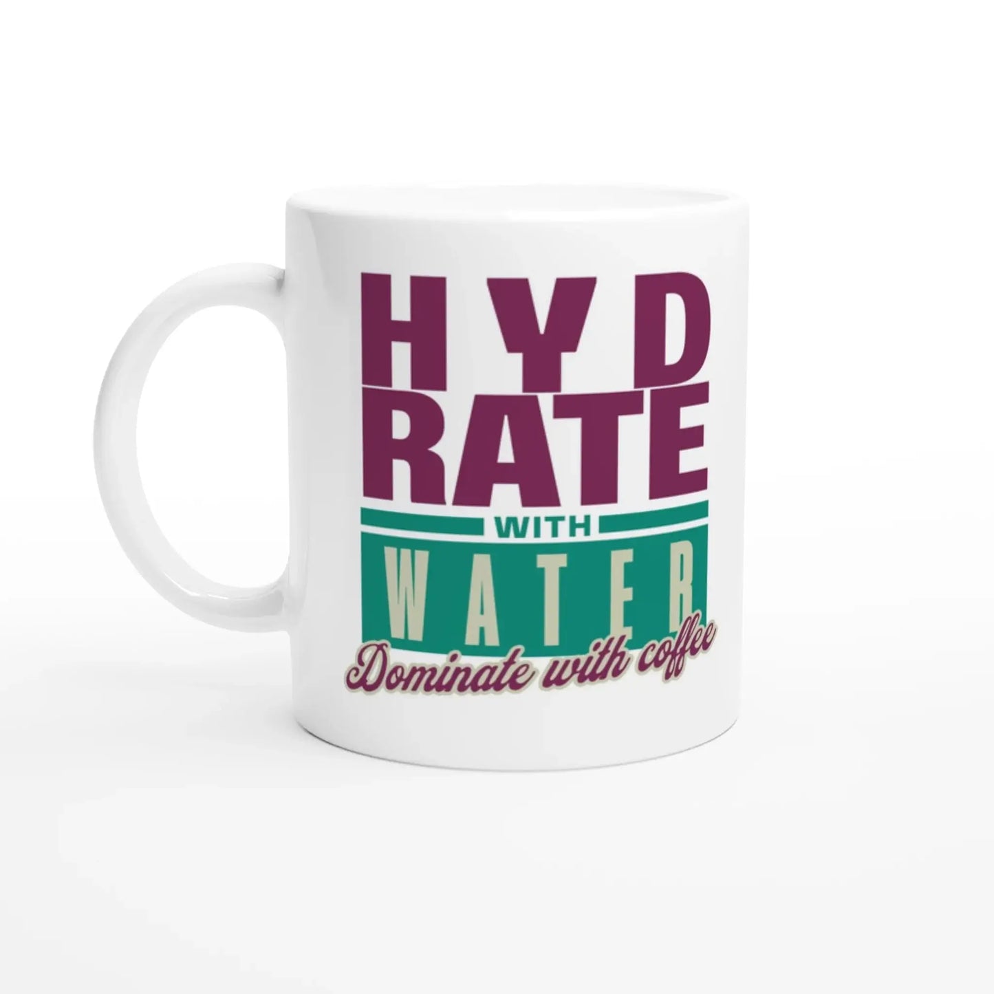 White 11oz Ceramic Mug - Mood In A Mug
