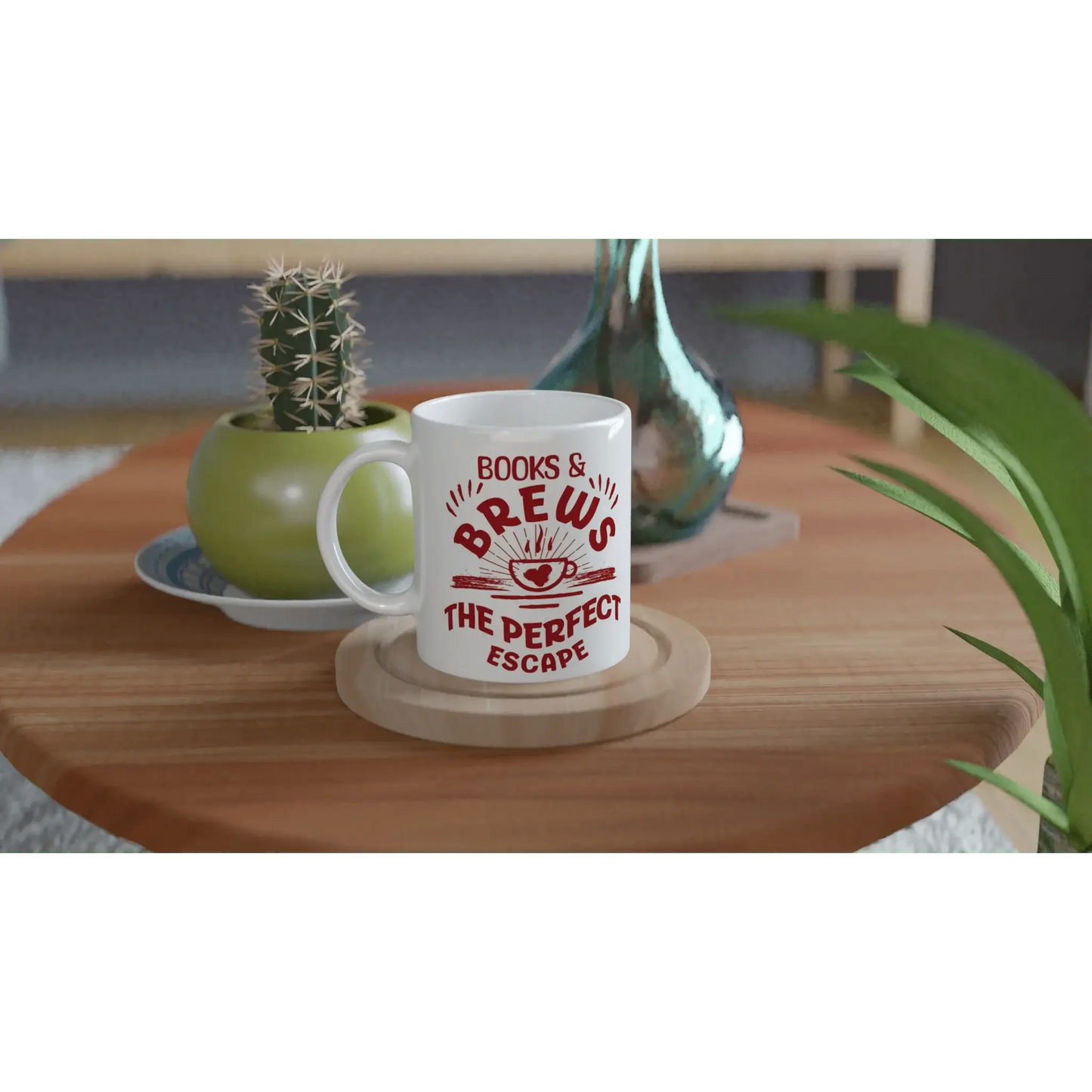 White 11oz Ceramic Mug - Mood In A Mug