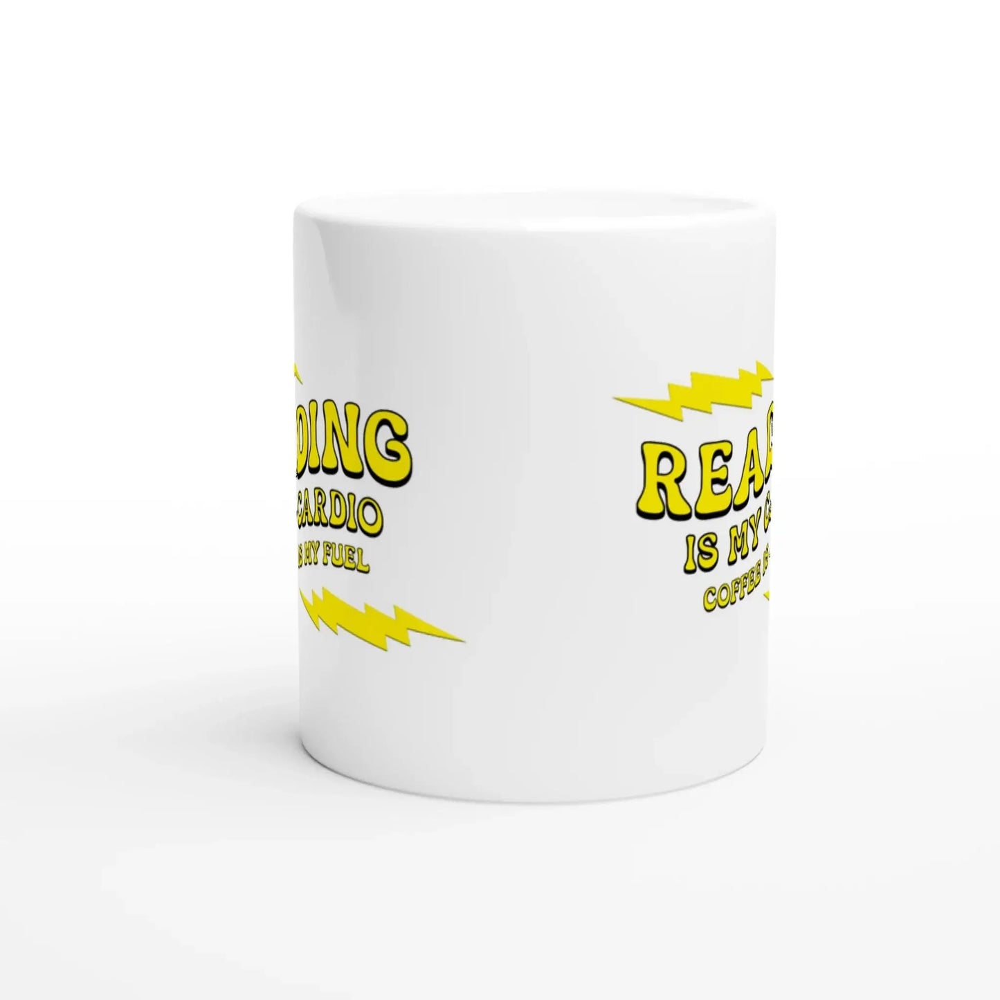 White 11oz Ceramic Mug - Mood In A Mug