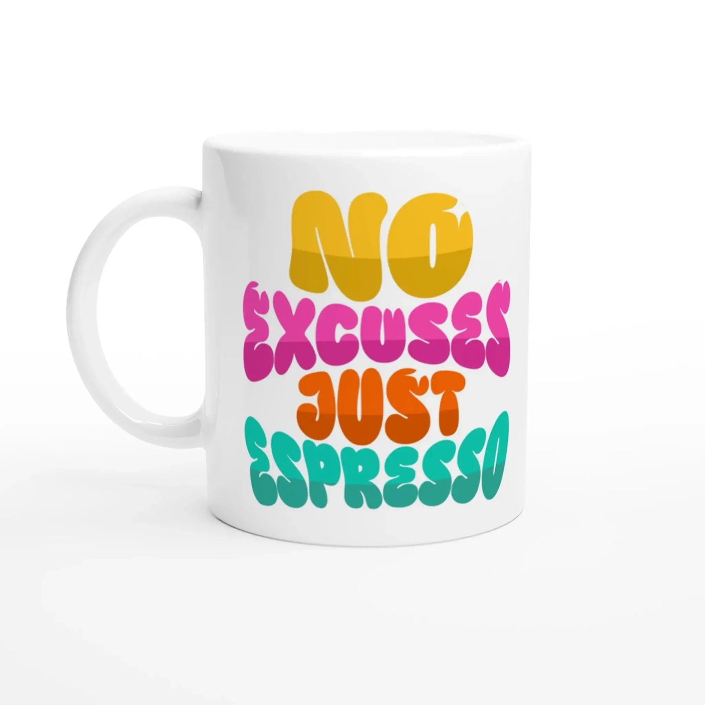 White 11oz Ceramic Mug - Mood In A Mug