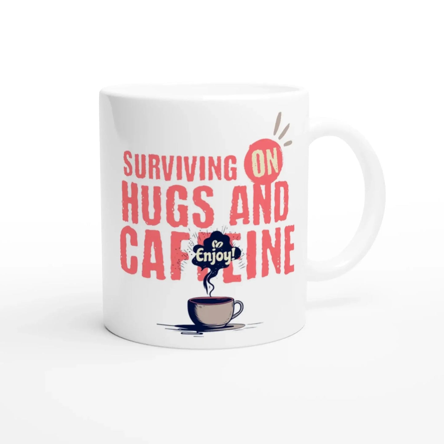 White 11oz Ceramic Mug - Mood In A Mug