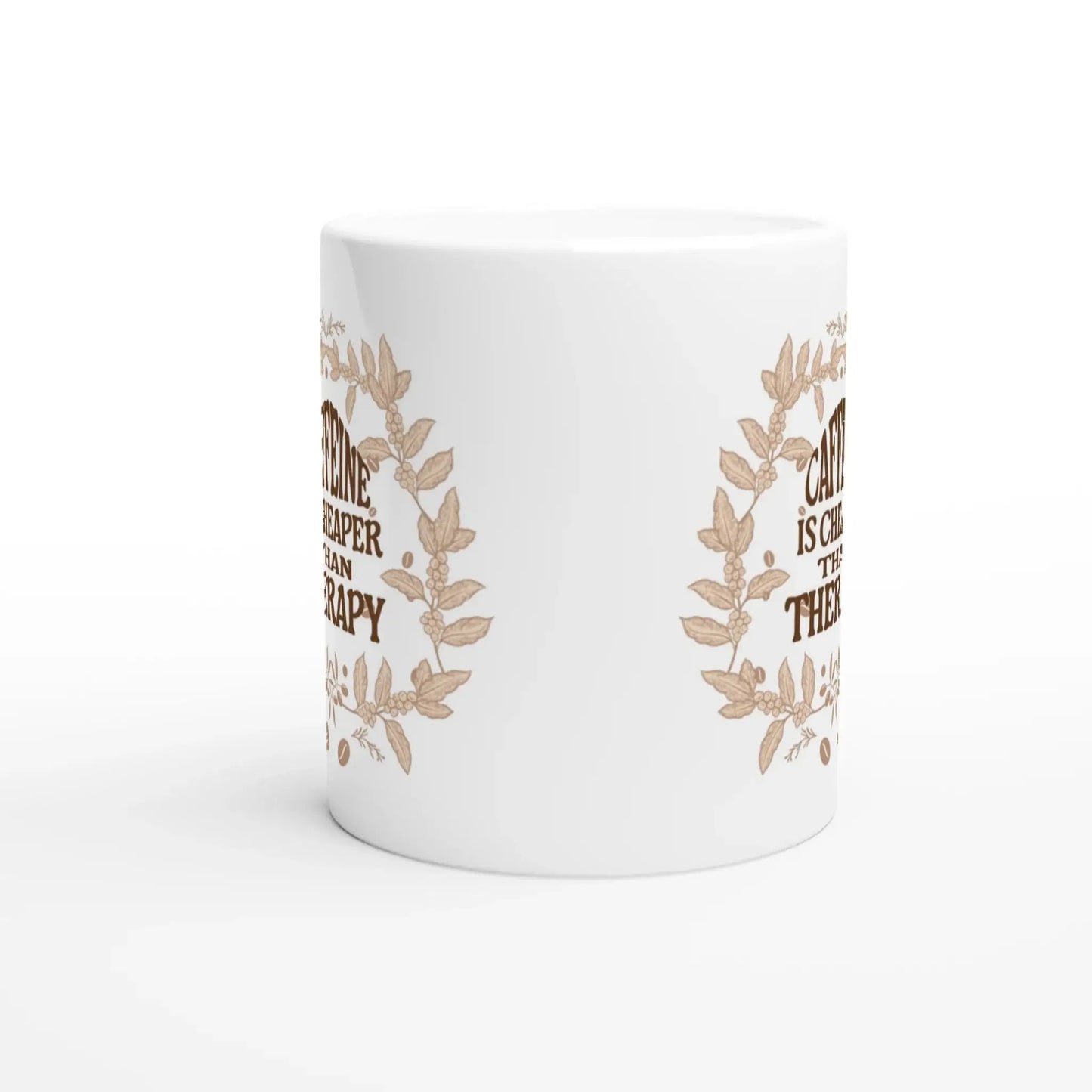 White 11oz Ceramic Mug - Mood In A Mug