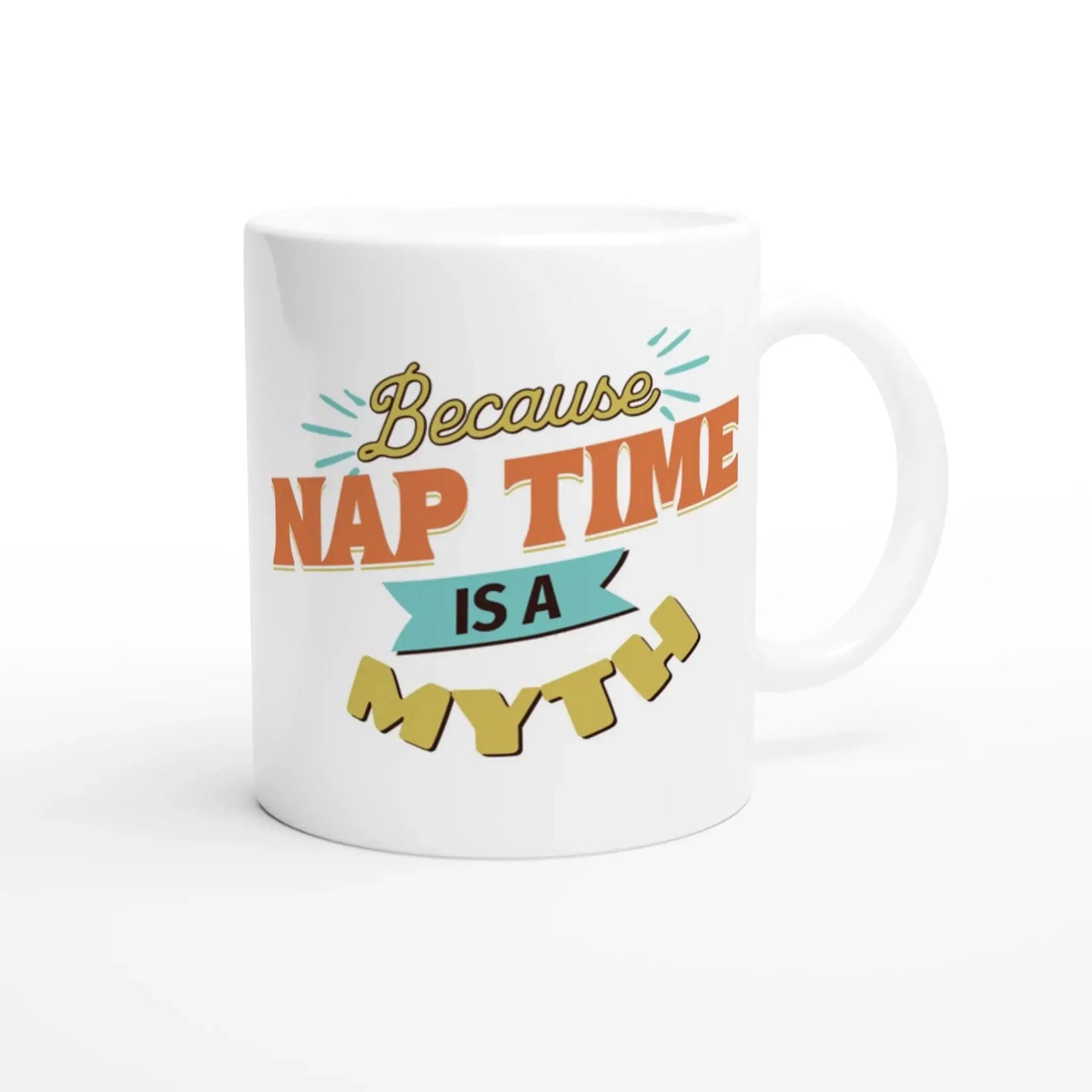 White 11oz Ceramic Mug - Mood In A Mug