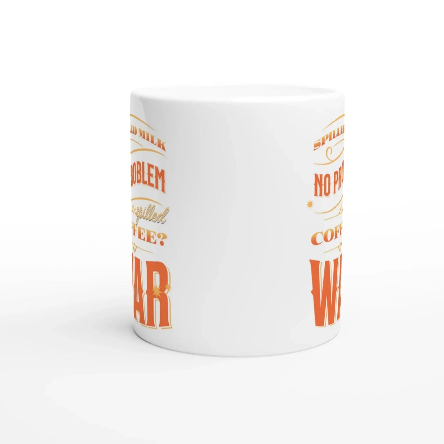 White 11oz Ceramic Mug - Mood In A Mug