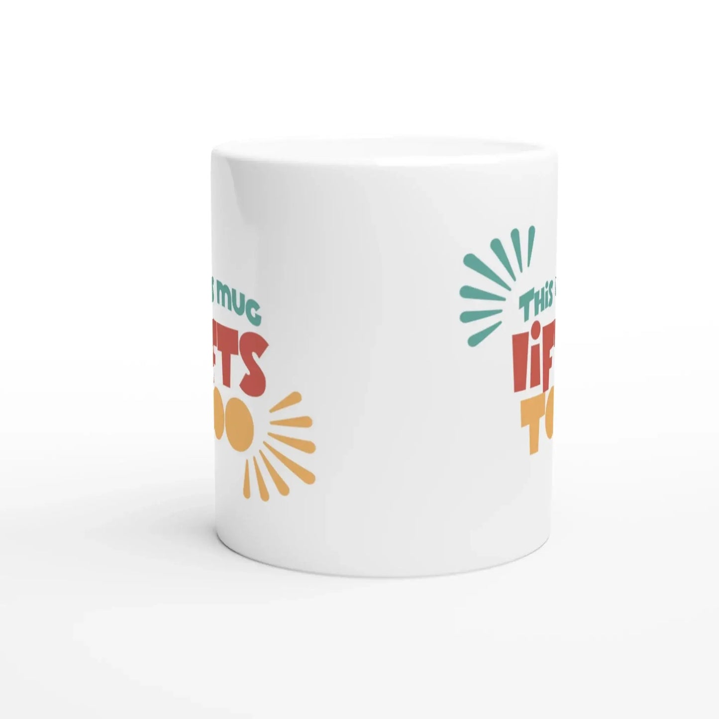 White 11oz Ceramic Mug - Mood In A Mug