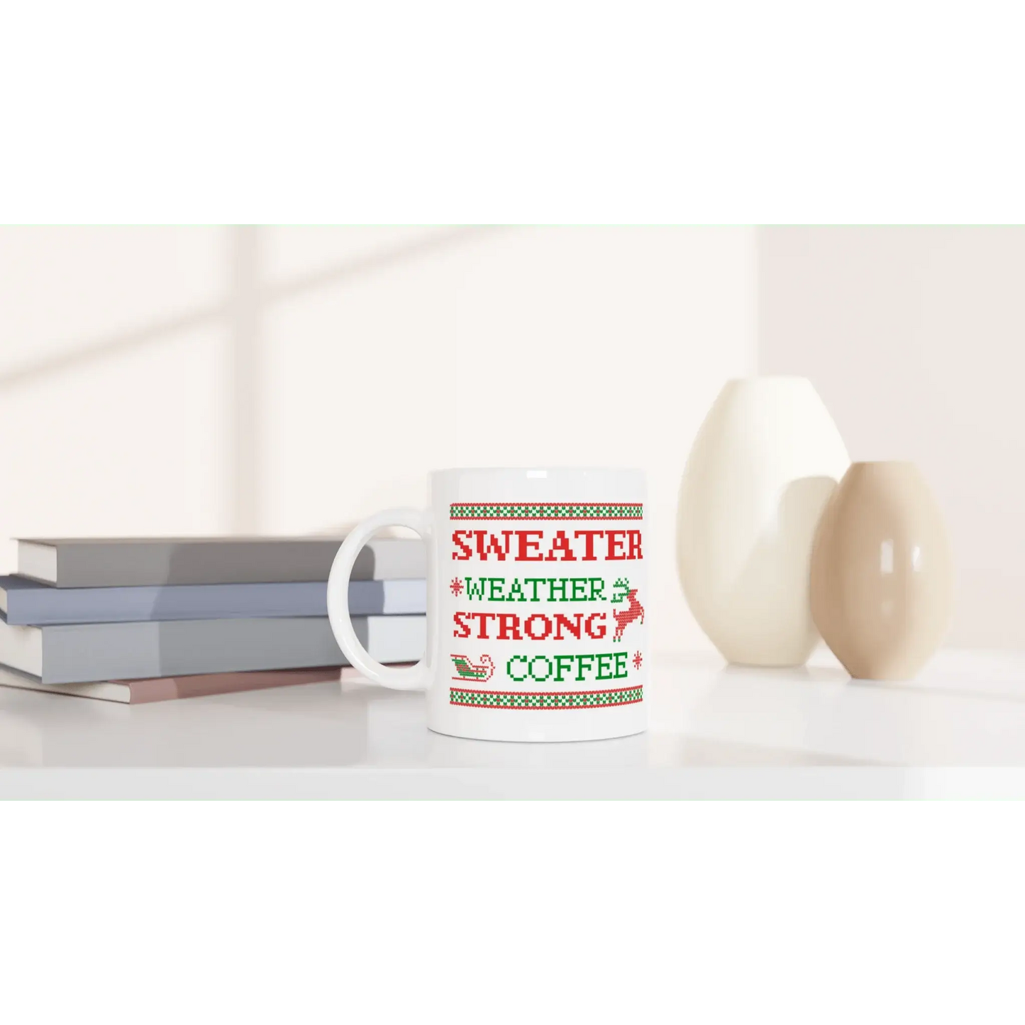 White 11oz Ceramic Mug - Mood In A Mug