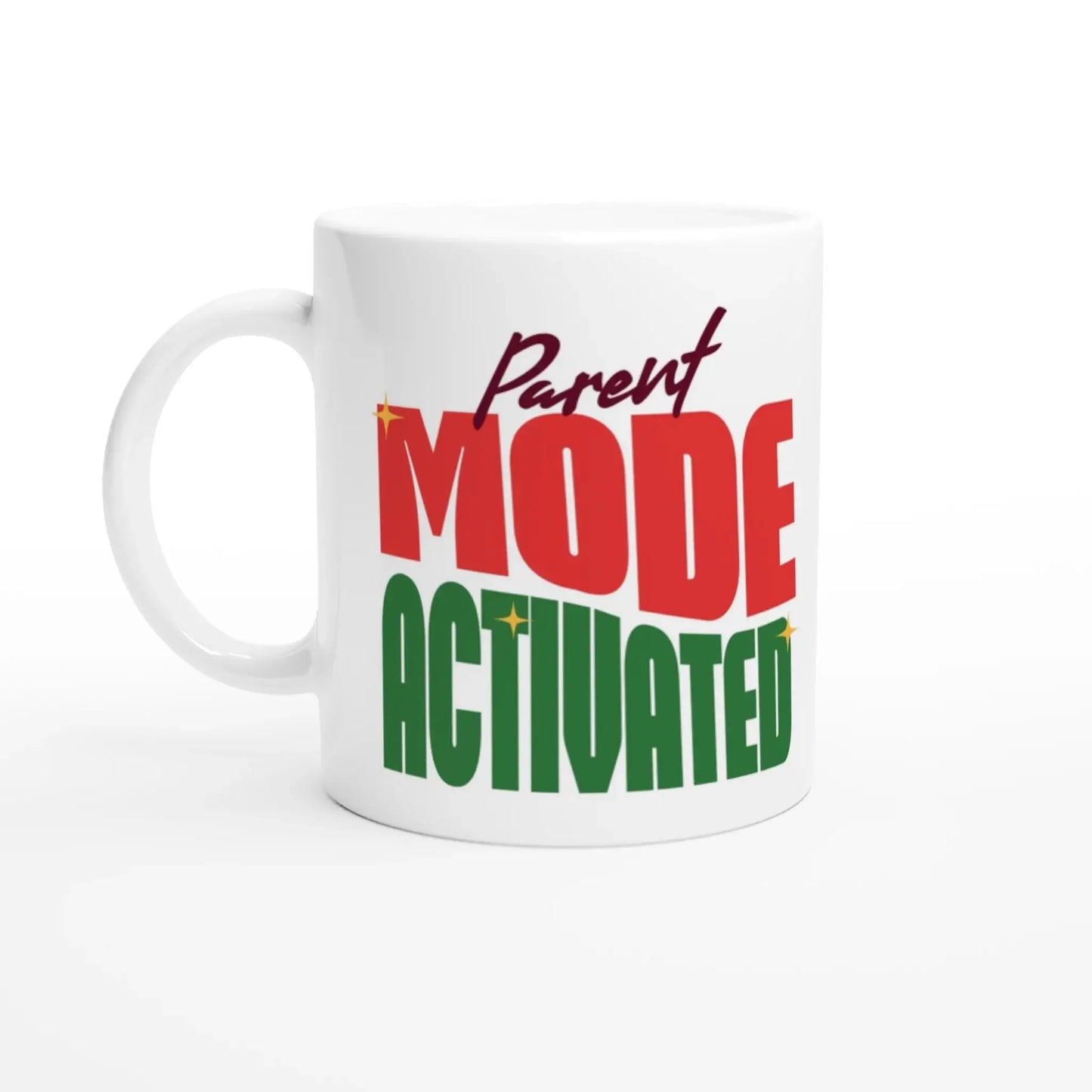 White 11oz Ceramic Mug - Mood In A Mug