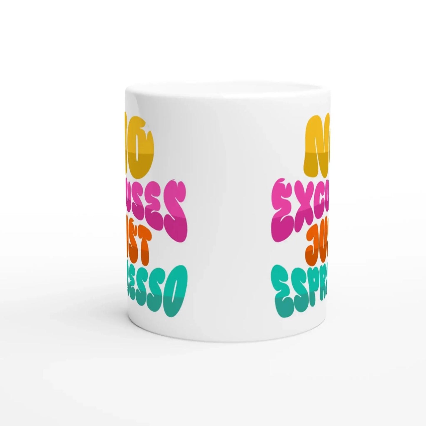 White 11oz Ceramic Mug - Mood In A Mug