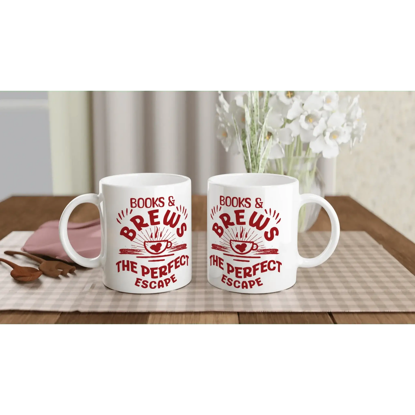 White 11oz Ceramic Mug - Mood In A Mug