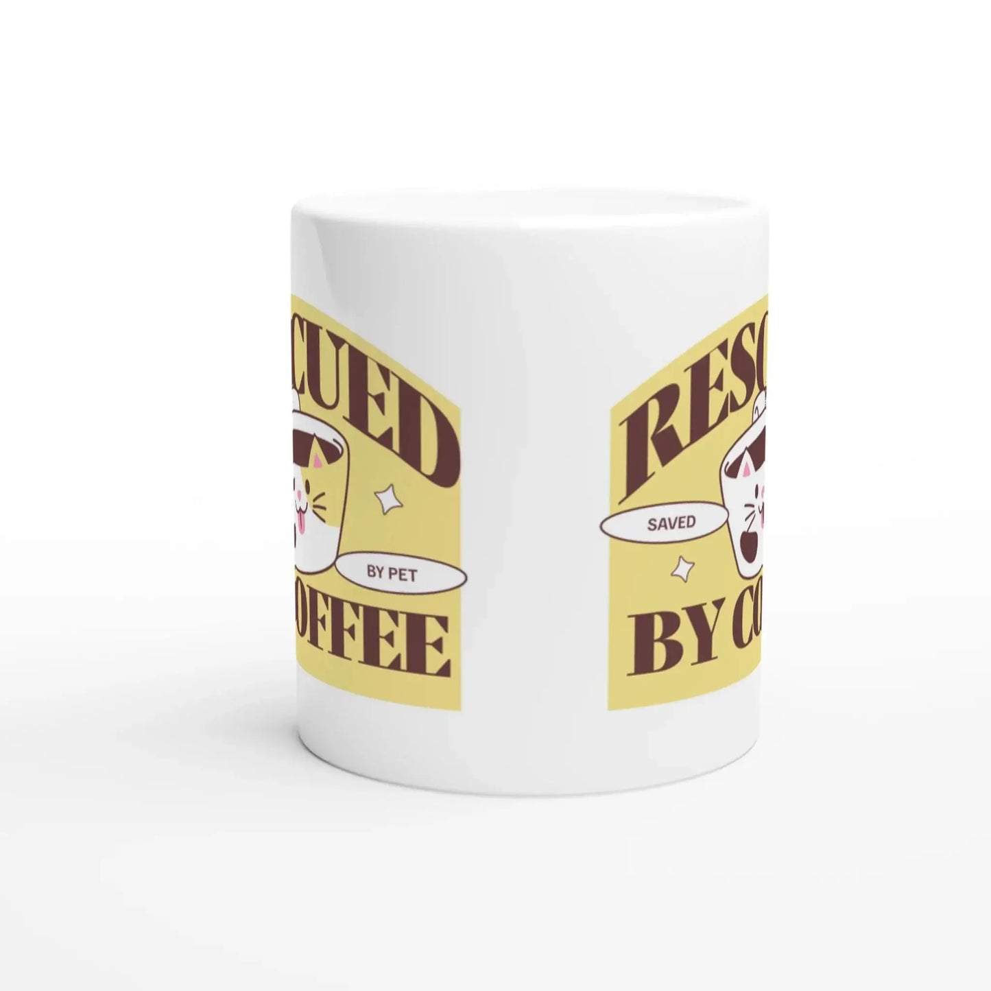 White 11oz Ceramic Mug - Mood In A Mug