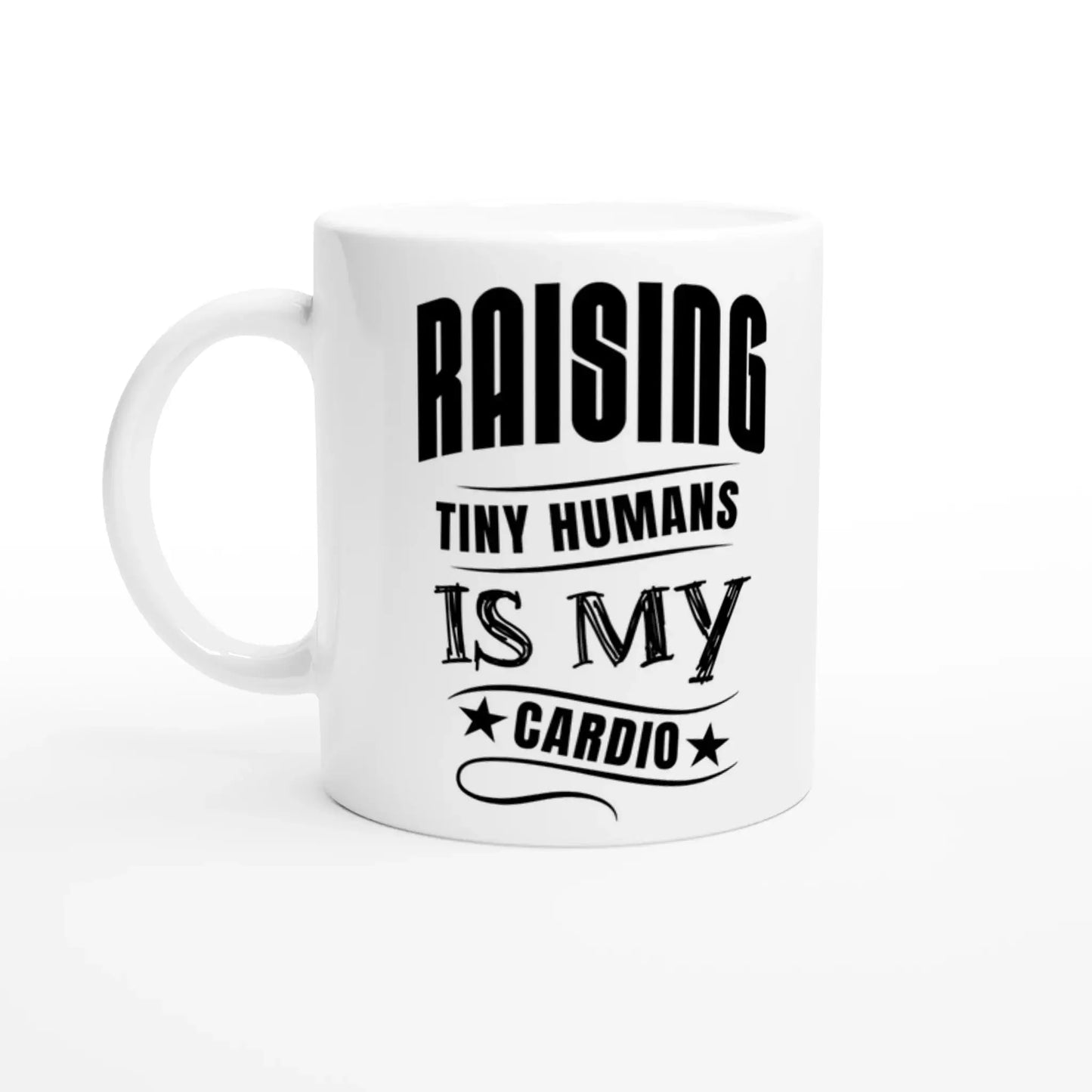 White 11oz Ceramic Mug - Mood In A Mug