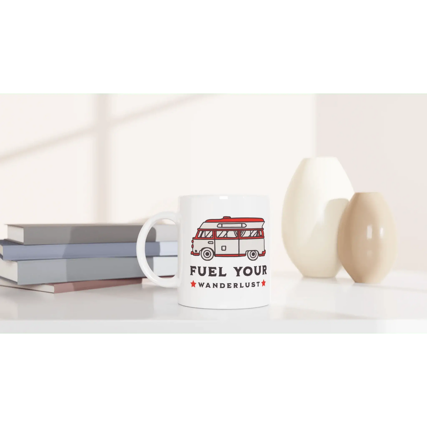 White 11oz Ceramic Mug - Mood In A Mug