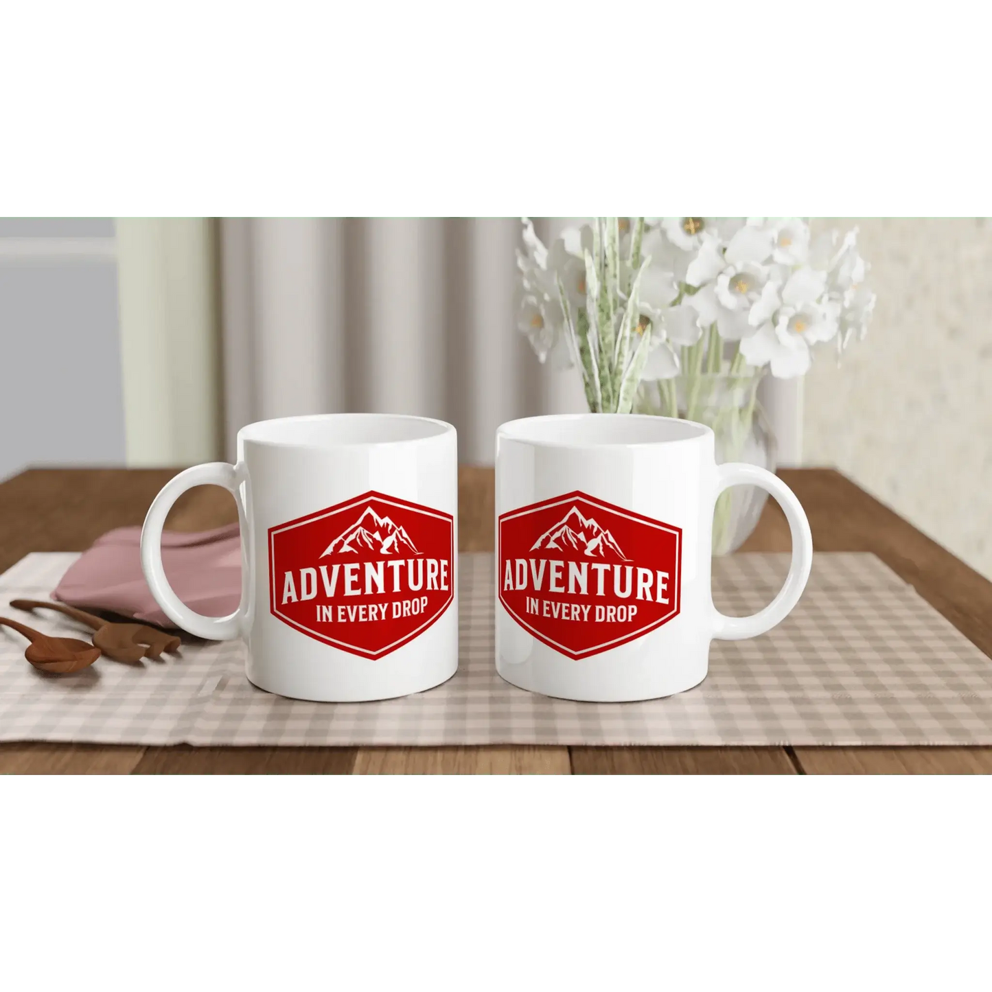 White 11oz Ceramic Mug - Mood In A Mug