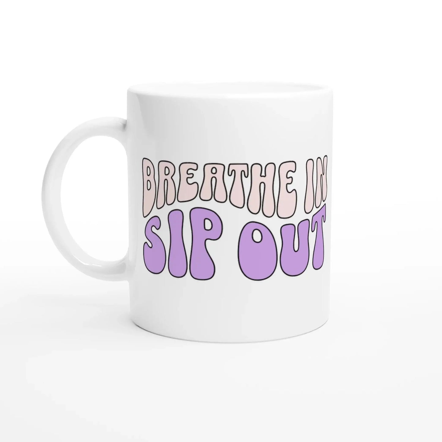 White 11oz Ceramic Mug - Mood In A Mug