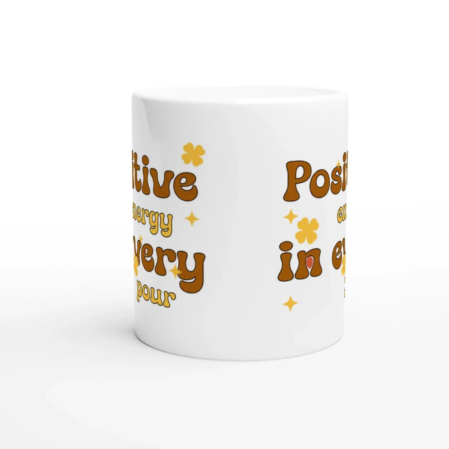 White 11oz Ceramic Mug - Mood In A Mug