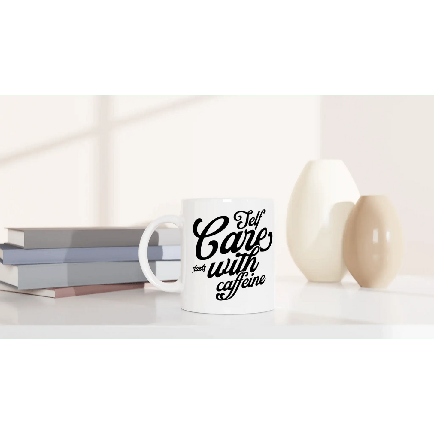 White 11oz Ceramic Mug - Mood In A Mug