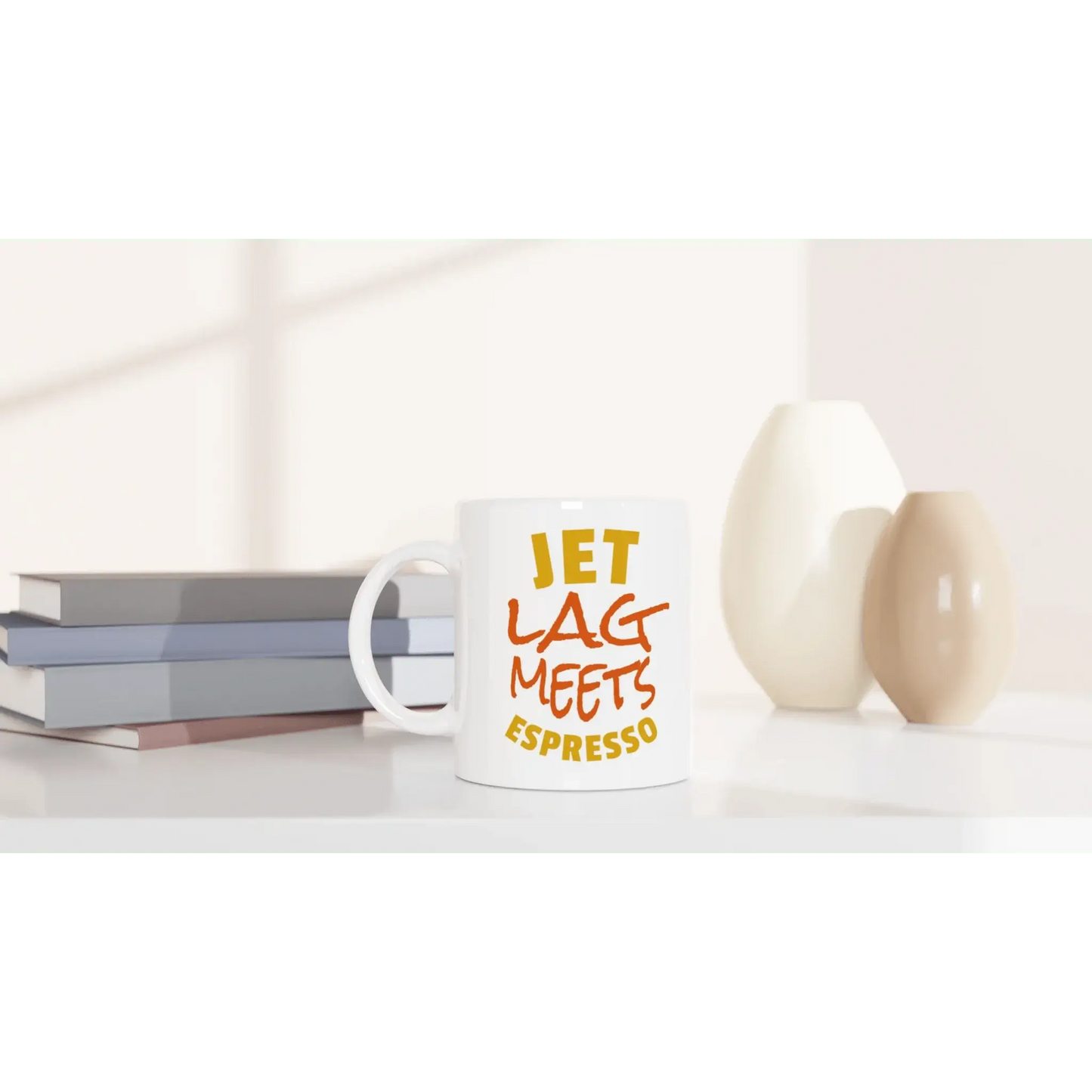 White 11oz Ceramic Mug - Mood In A Mug