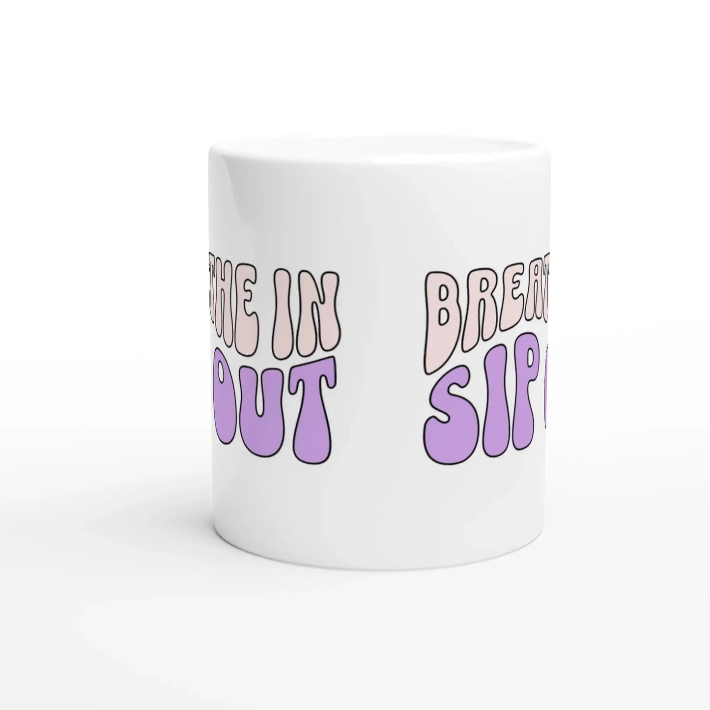 White 11oz Ceramic Mug - Mood In A Mug