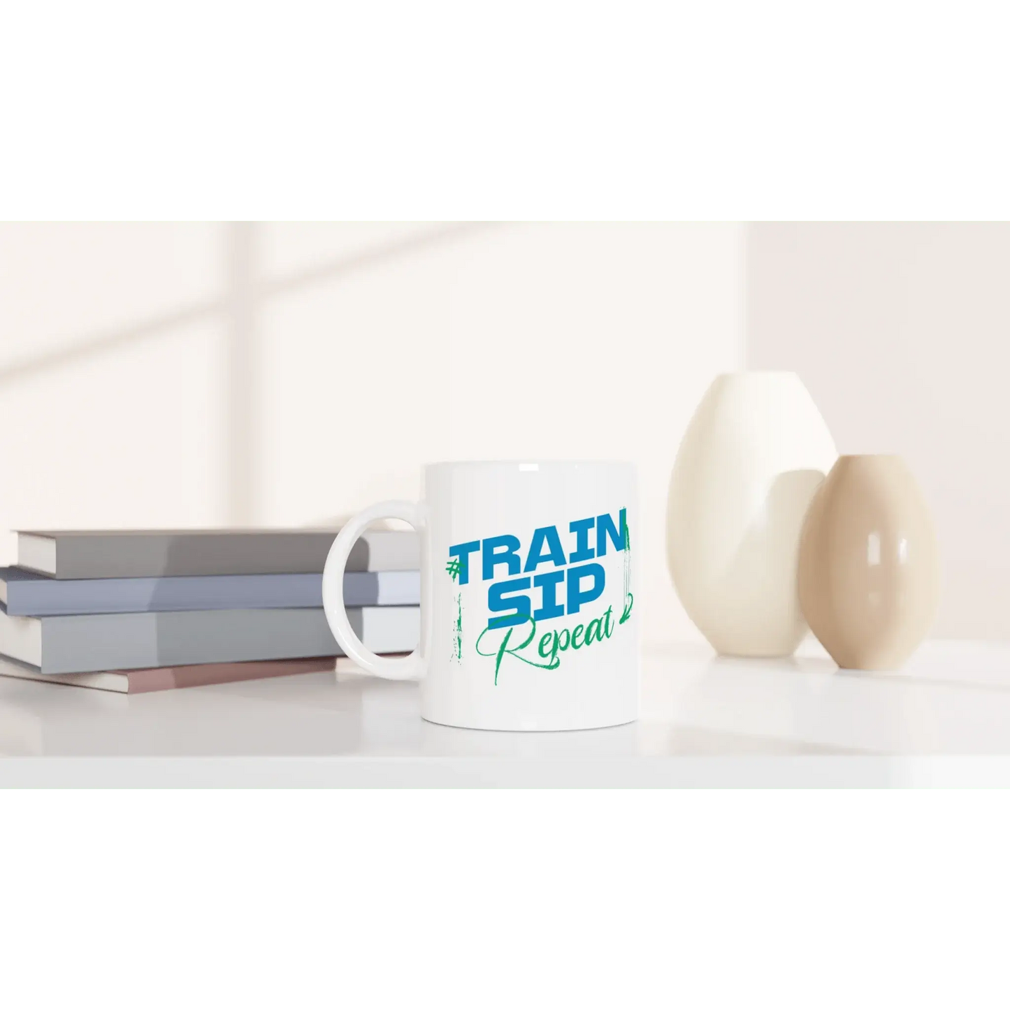 White 11oz Ceramic Mug - Mood In A Mug