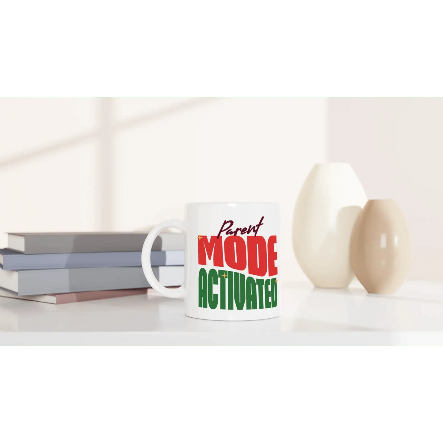 White 11oz Ceramic Mug - Mood In A Mug