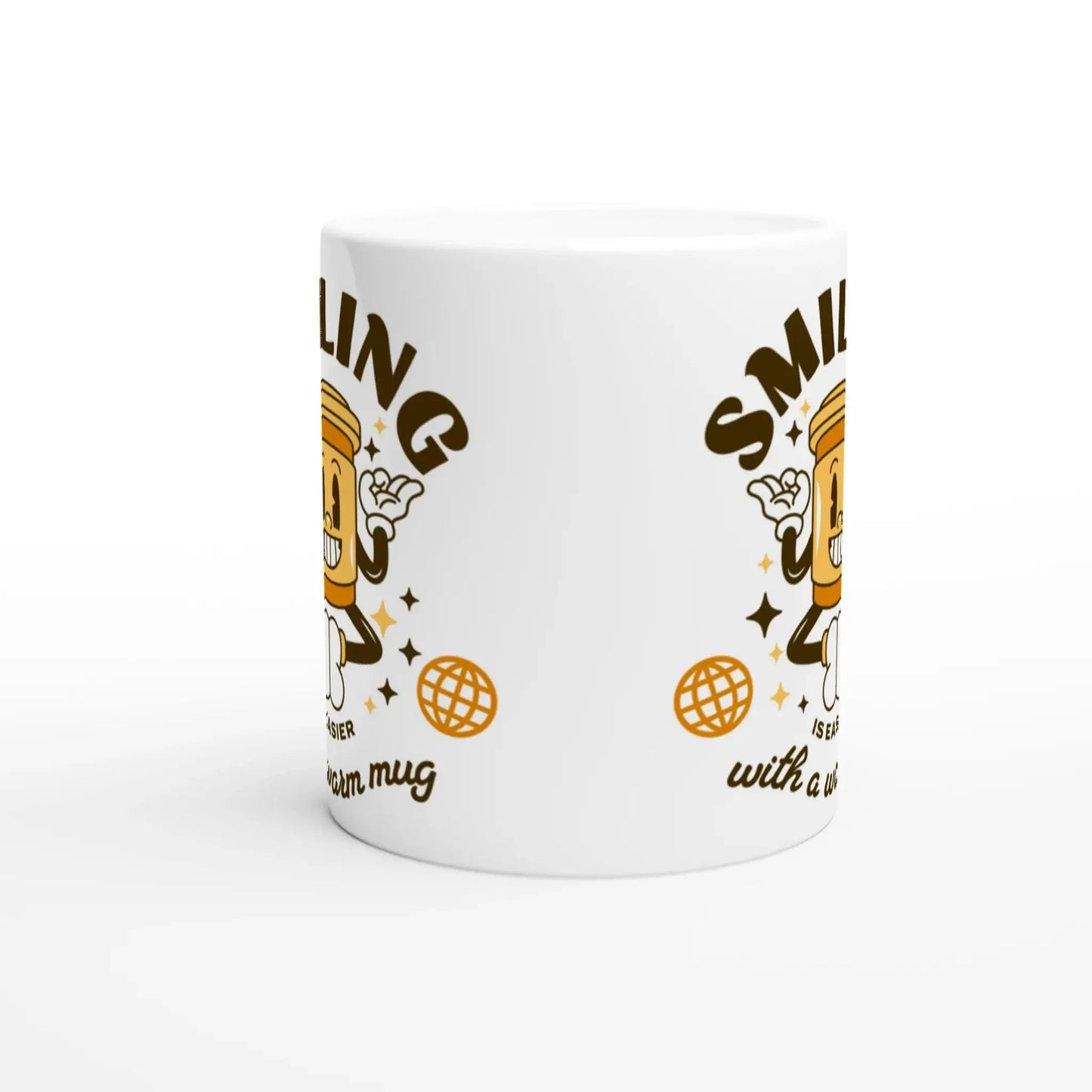 White 11oz Ceramic Mug - Mood In A Mug