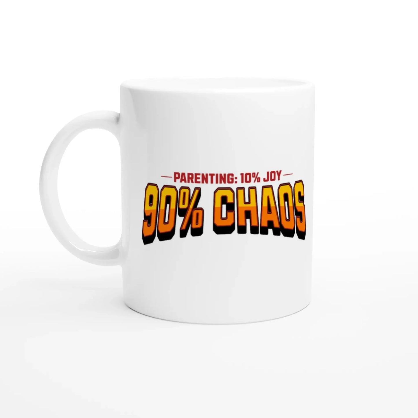 White 11oz Ceramic Mug - Mood In A Mug