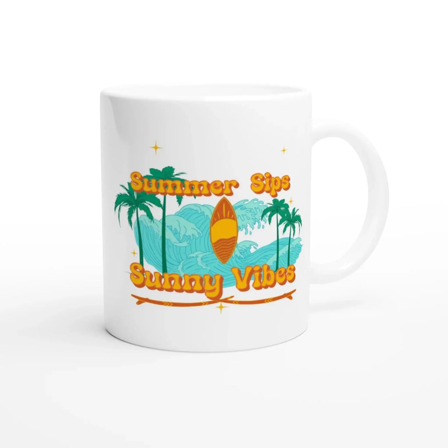 White 11oz Ceramic Mug - Mood In A Mug