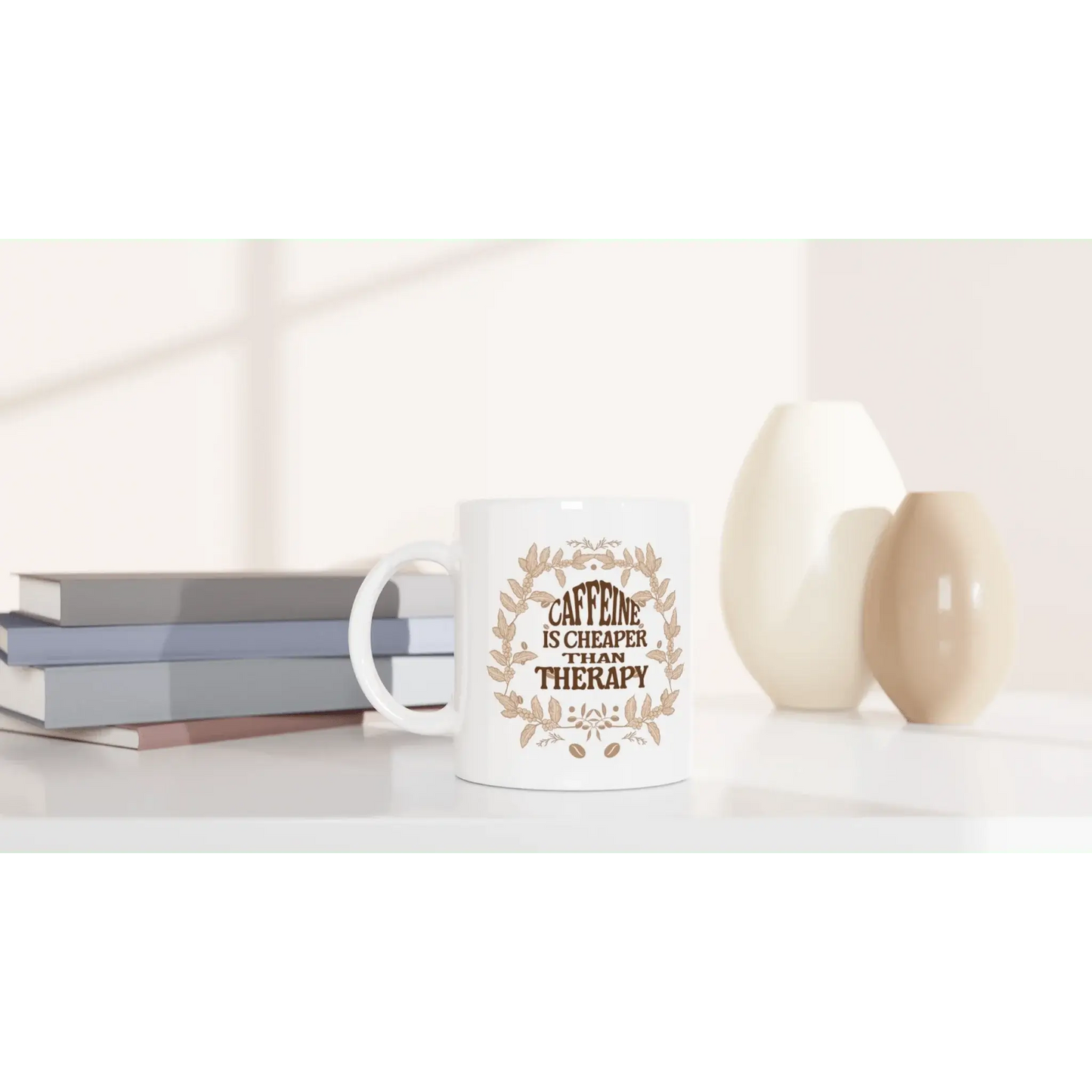 White 11oz Ceramic Mug - Mood In A Mug